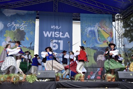 Mała scena Tygodnia Kultury Beskidzkiej w Wiśle